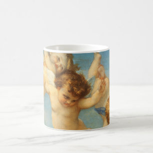 Födelsen av Venus, Änglar detalj av Alexandre Caba Kaffemugg