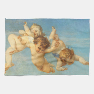 Födelsen av Venus, Änglar detalj av Alexandre Caba Kökshandduk