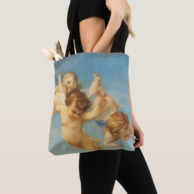 Födelsen av Venus, Änglar detalj av Alexandre Caba Tygkasse (Närbild)