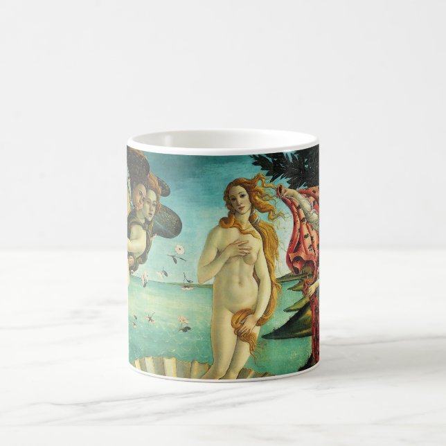 Födelsen av Venus av Sandro Botticelli Kaffemugg (Center)