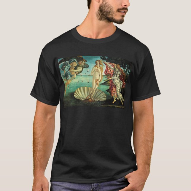 Födelsen av Venus av Sandro Botticelli T-shirt (Framsida)
