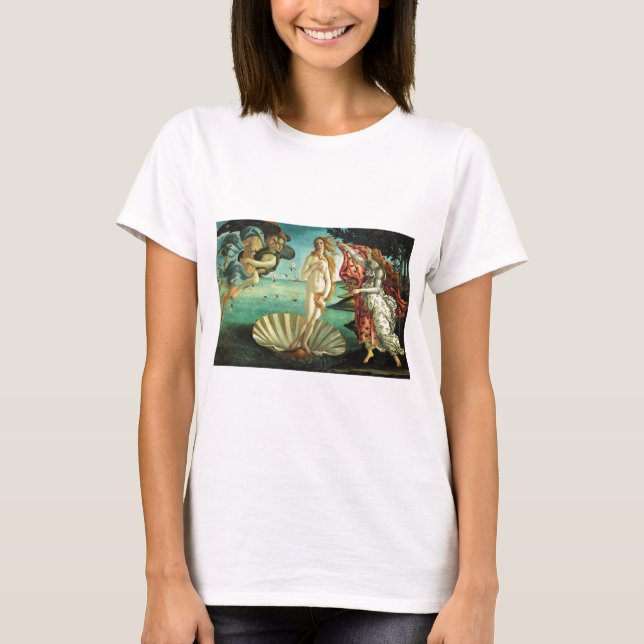 Födelsen av Venus av Sandro Botticelli Tee (Framsida)