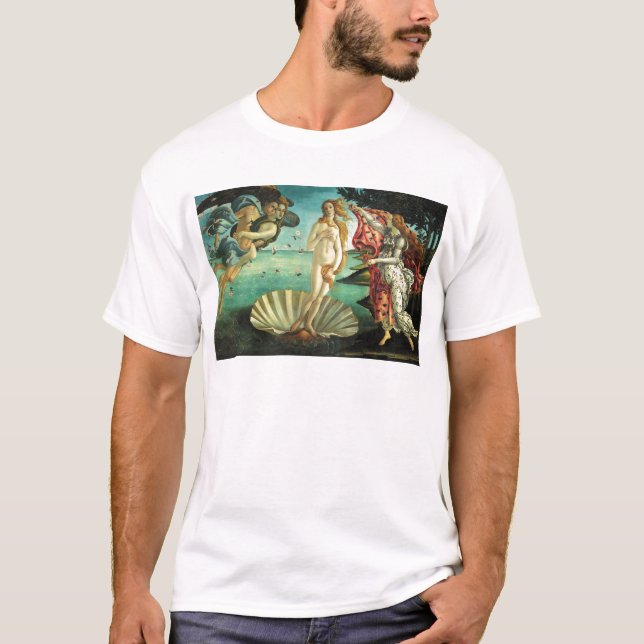 Födelsen av Venus av Sandro Botticelli Tee Shirt (Framsida)