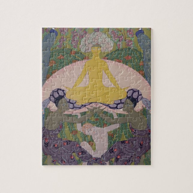 Födelsen av Venus (bläck och W/c på papper) (se Pussel (Vertikal)