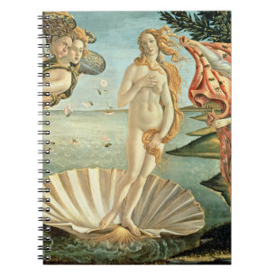 Födelsen av Venus, c.1485 (tempera på kanfas) Anteckningsbok Med Spiral