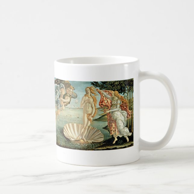 Födelsen av Venus, c.1485 (tempera på kanfas) Kaffemugg (Höger)