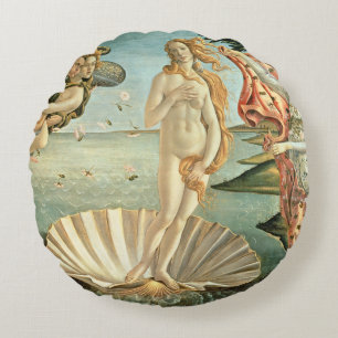 Födelsen av Venus, c.1485 (tempera på kanfas) Rund Kudde