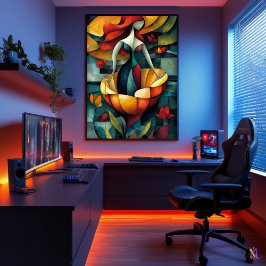 Födelsen av Venus - Kubistisk minimalistisk vision Poster