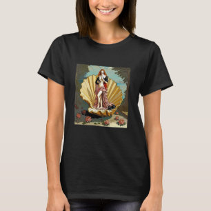 Födelsen av Venus och hennes svarta katter Rolig k T Shirt