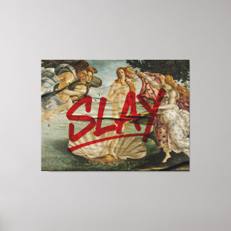 Födelsen av Venus × SLAY – Red Marker Edition Canvastryck