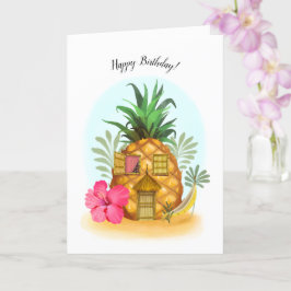 Födelseort för ananas födelsekort kort