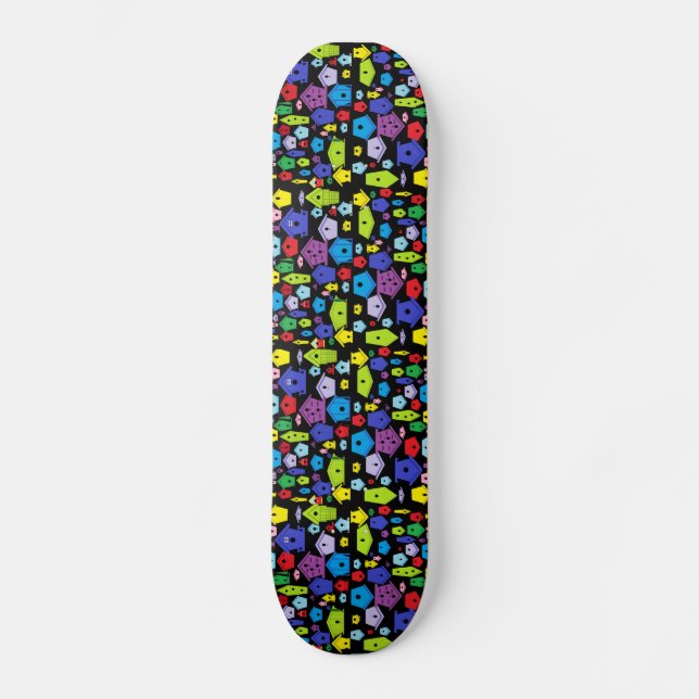 Födelseort Skateboard Bräda 21,5 Cm (Framsida)