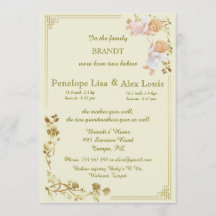 Födelseort twin spädbarn