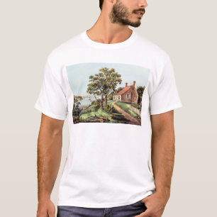 Födelseorten av Washington på överbryggar bäck T Shirt