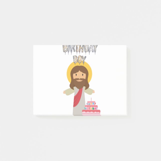 födelsepojke jesus christmas post-it block (Framsida)