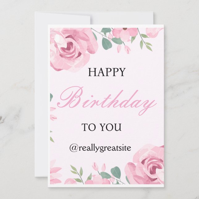 födelserbjudandekort för första födelsedag inbjudningar (Framsida)