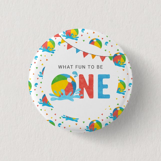 Födelsereserver från bassäng Party Knapp (Framsida)