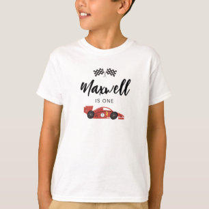 Födelseskort för racerbil t shirt