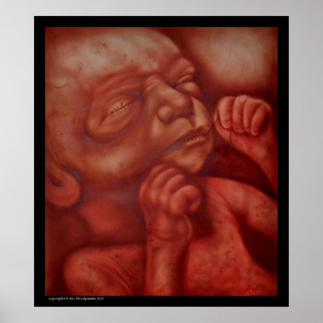 Födelsetal Poster (Framsidan)