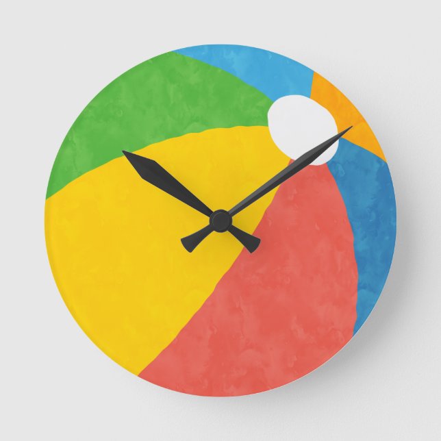 Födelsetalet bassäng Party Rund Klocka (Framsida)