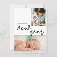 Födelsetalet Foto Gott nytt år Baby