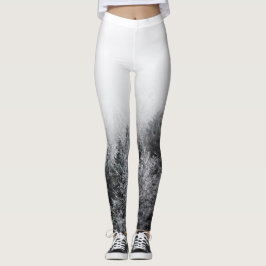 Foder över fryst skog leggings