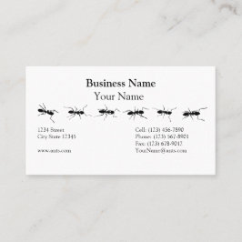 Fodra av myror visitkort