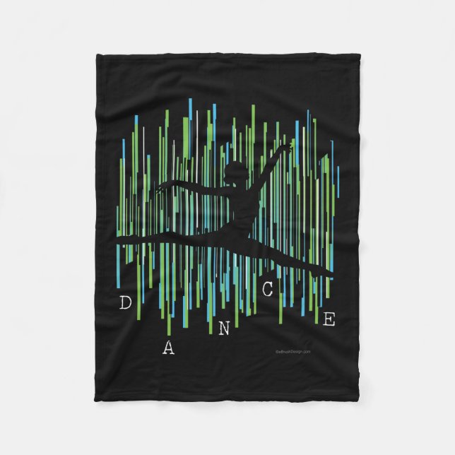 Fodra dansare (v2) fleecefilt (Framsidan)