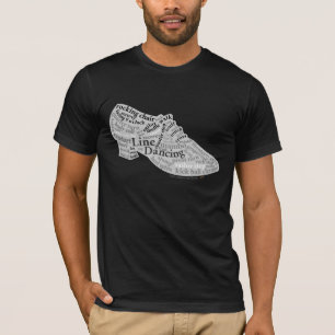 Fodra dansdansen skor utslagsplatsen för konst f tee shirt