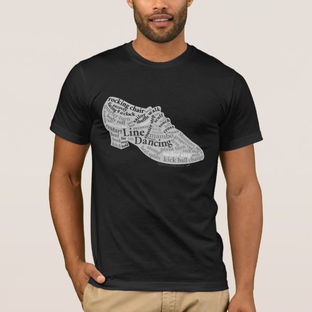 Fodra dansdansen skor utslagsplatsen för konst för tee shirt (Framsida)