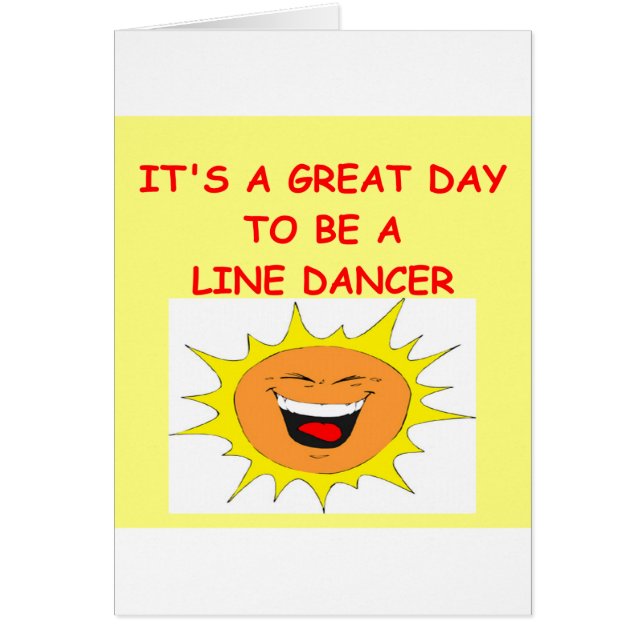 fodra dansen hälsningskort (Framsidan)