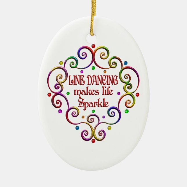 Fodra dansSparkles Julgransprydnad Keramik (Framsidan)