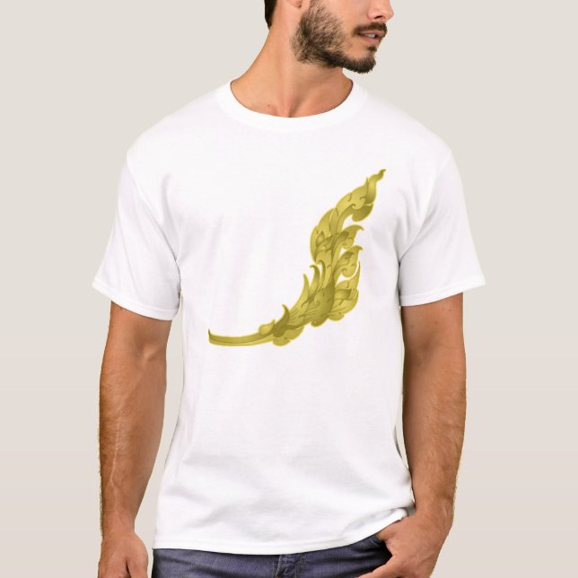 Fodra den thailändska vitT-tröja T-shirt (Framsida)