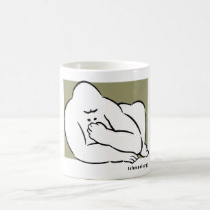 Fodra teckningen av Ishmael. Kaffemugg