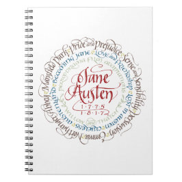 Fodrad anteckningsbok - Jane Austen perioddramer