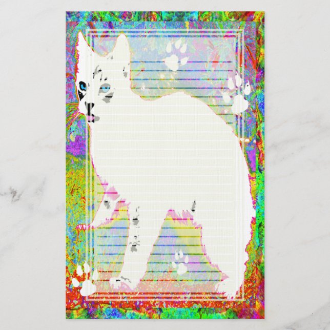 Fodrad brevpapper för unge vår (Framsida)