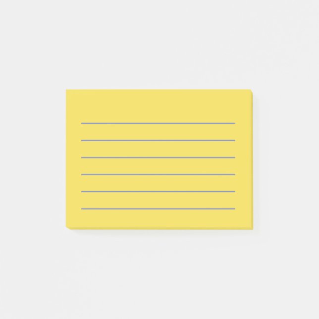 Fodrad gult noterar Posta-DET Post-it Block (Framsida)
