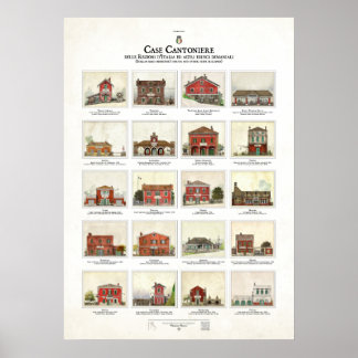 Fodral Cantoniere delle Regioni d'Italia Poster