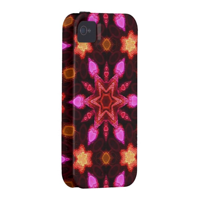 Fodral för iPhone 4 för Mandala tufft Case-Mate iPhone Skal (Höger/Baksida)
