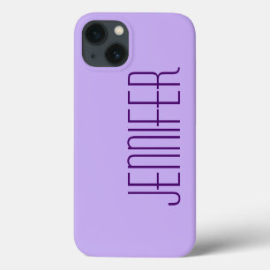 fodral för iPhone 6, lila, personlig som är