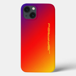fodral för iPhone 6, livlig regnbåge, personlig,
