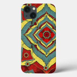 Fodral för Mandala iPhone6 för ökenhöst röda