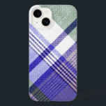 Fodral för pläd för blåttgrå färgTartan<br><div class="desc">Detta fodral presenterar blått, grått och en design för tyg för vittartanpläd som skrivs ut diagonalt över ytan. Det visar väven, strukturen och tråden av tyget. ** Please noterar -- avbilda skrivs ut på fodral, som innehåller ingen faktisk tyg eller trasa. Det ämnas för att visa mycket tråden och väven...</div>