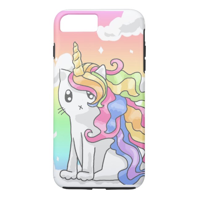 Fodral för regnbågeCaticorn iPhone 7 Case-Mate iPhone Skal (Baksida)