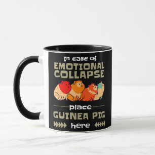 Fodral i Emotional Collapse Animal Guinea Gris  Mugg