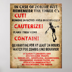 "Fodral i Zombie Bita" Poster