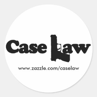 Fodral Law Stickers Runt Klistermärke