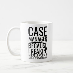 Fodral Manager eftersom Freakin'Miracle Worker int Kaffemugg