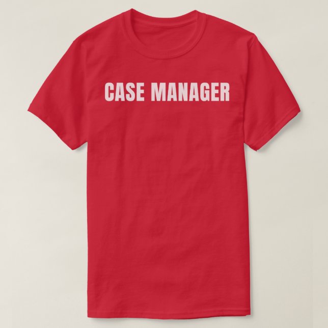 Fodral Manager Funny yrkestitel Yrke Birthday G T Shirt (Design framsida)