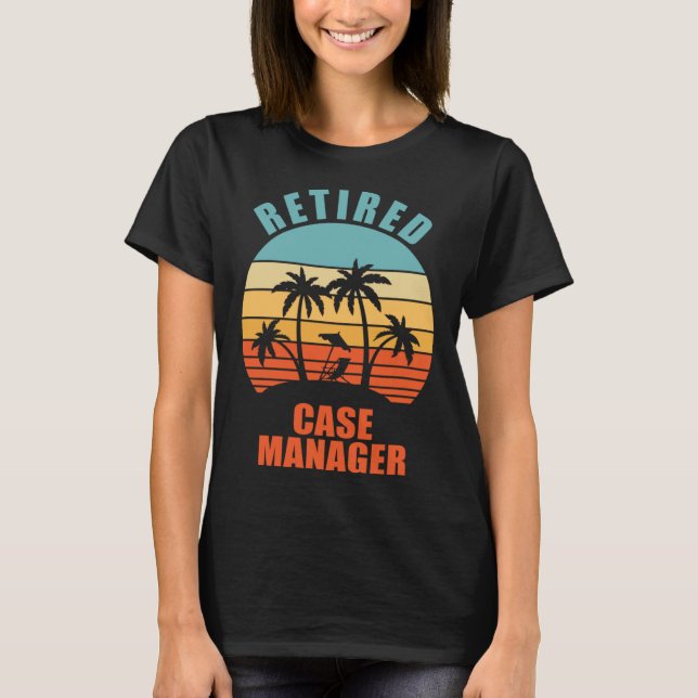 Fodral Manager Lycklig Pension T Shirt (Framsida)